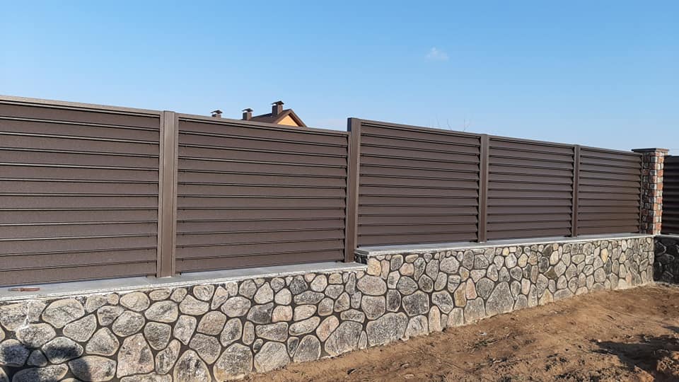 фото заборов жалюзи