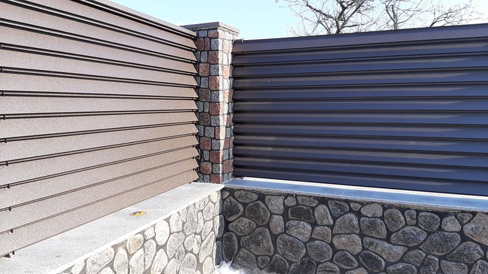 забор для дома металлические