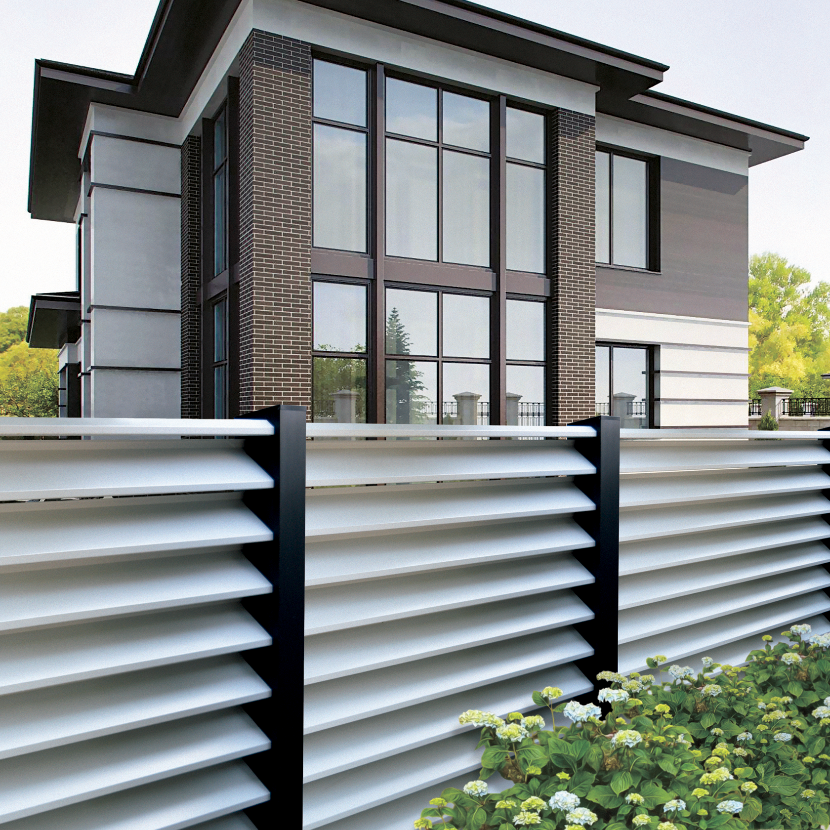 металлический забор