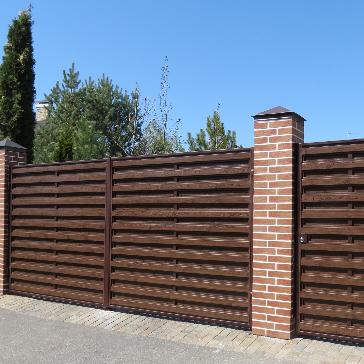 забор для дома металлические